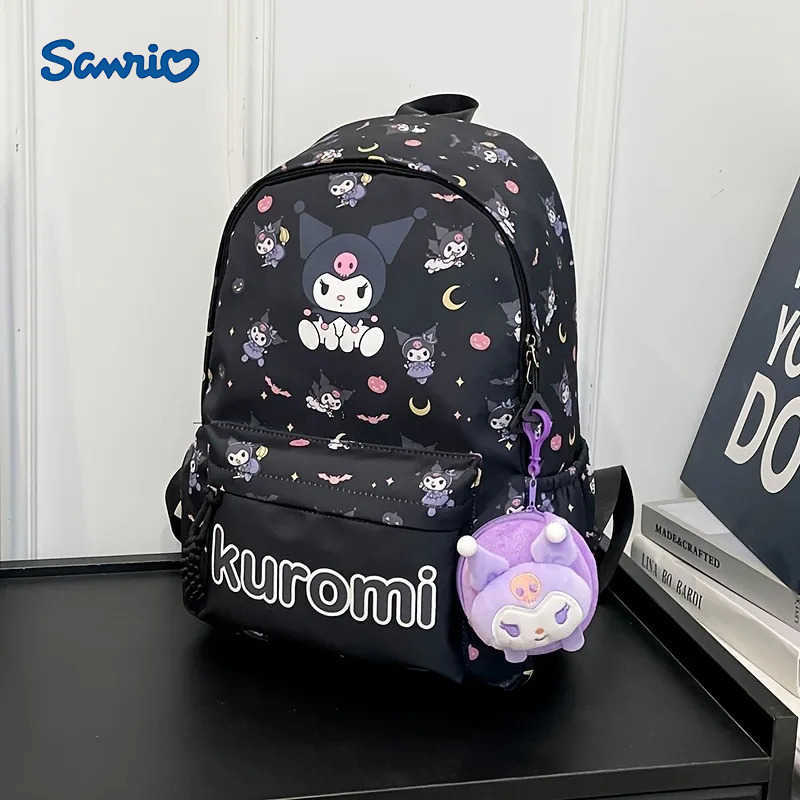 Sanrio 1 Set Hello Kittys Backpack Kuromis Cinnamorolls Cute Daypack Cartoon Anime Schoolbag Bag Girl Casual Travel Commute Knapsack H251216111