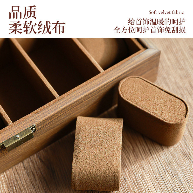 Wooden Watch Storage Box High-End Exquisite Household Large Capacity Wristwatch Mechanical Watch Collection Display Box