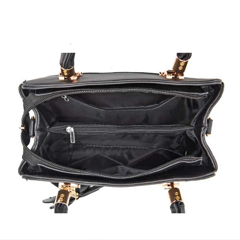 Fashion Women Embroidery Solid Color Shopper Totes Large Capacity Handbag Ladies Design Shoulder Crossbody Bag M251216