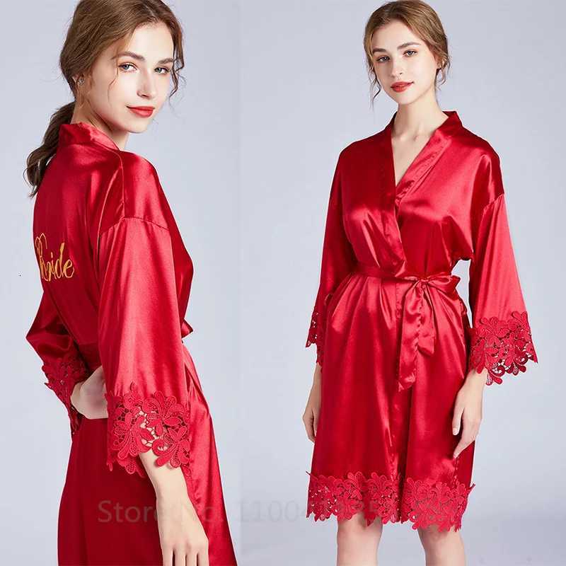 Sexy Women Home Dressing Gown Intimate Lingerie Lace Bride Wedding Robe Set Nightwear Casual Sleepwear Kimono Bathrobe Gown C251216