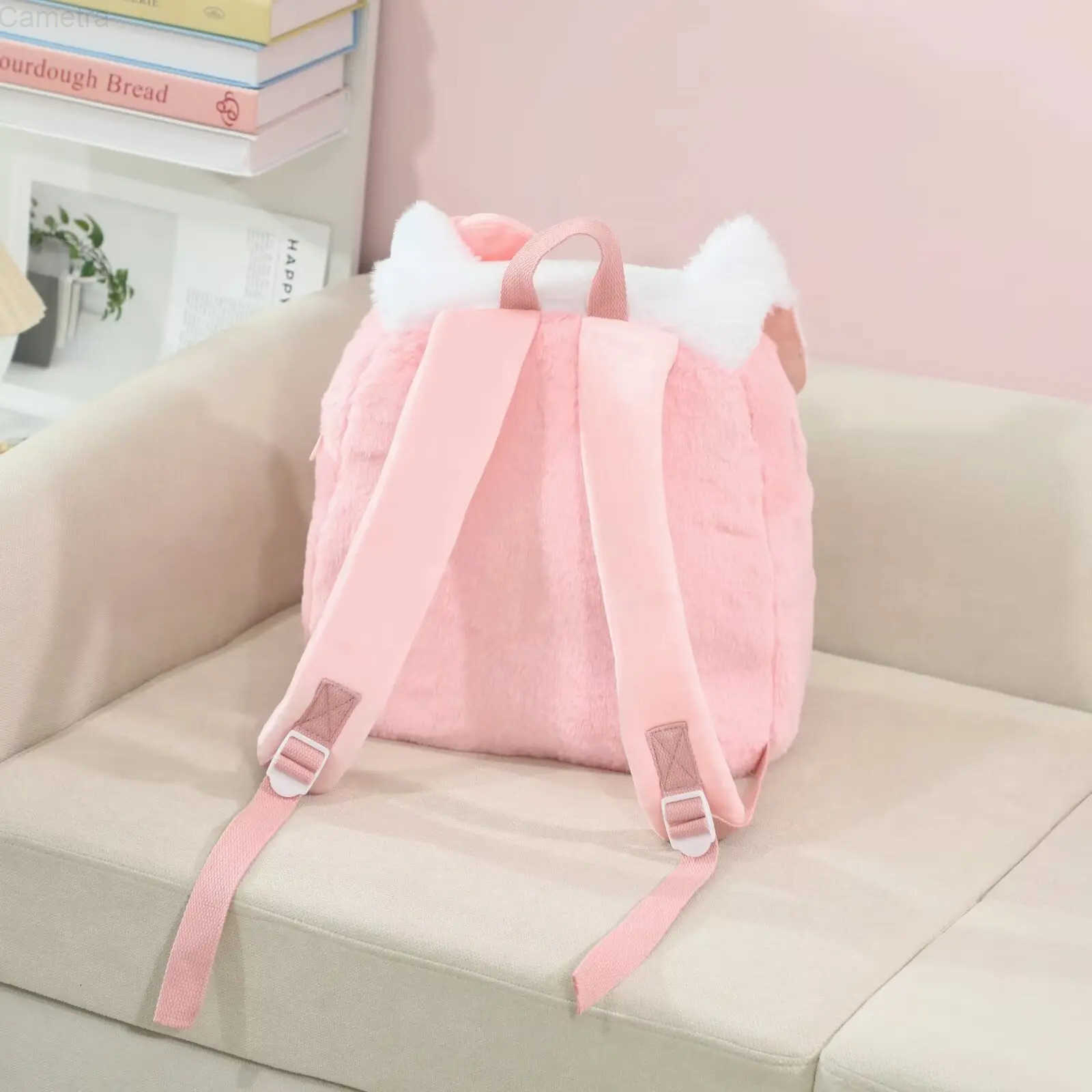 Sanrio genuine HelloKitty cartoon plush backpack the best gift backpack for students in the new school season H251216