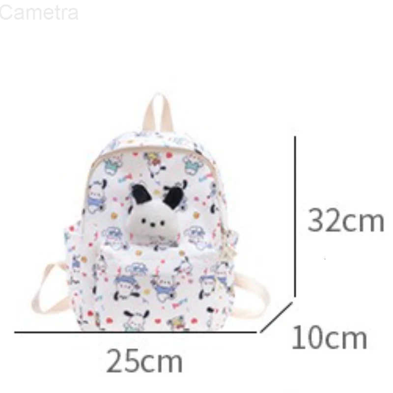 Sanrio School Season Beginners Backpack for Kids Anime Kuromi Cinnamoroll Large Capacity Suitable for Boys and Girls Halloween Gift H251216