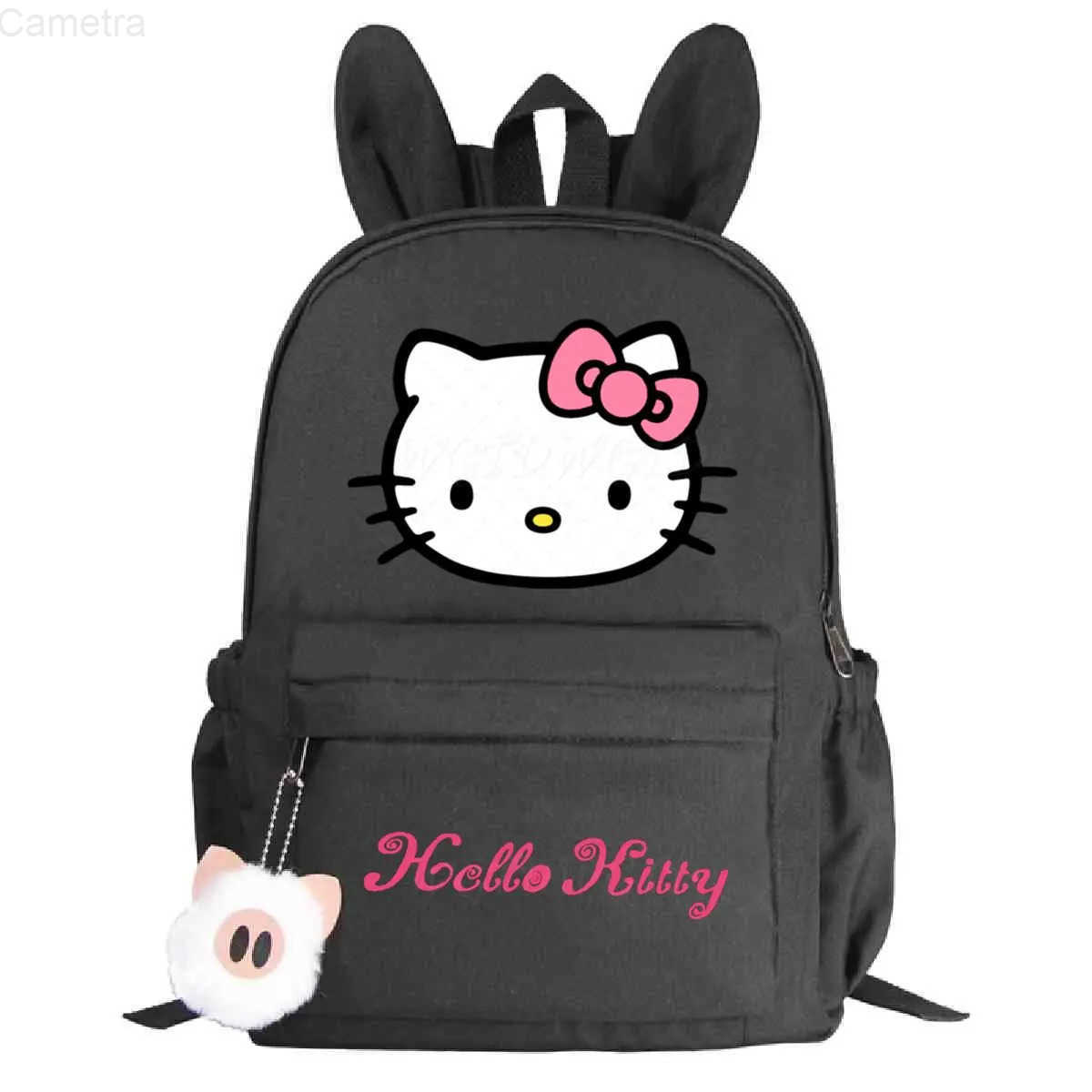 Sanrio Cute Hello Kitty Schoolbags for Girls Teenager Children Rucksack Cartoon Schoolbags Rabbit Ears Mochila Hello Kitty Backpack H251216