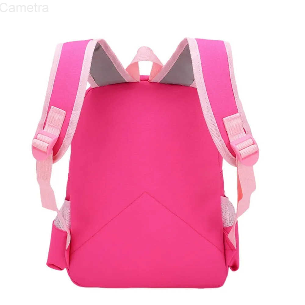Sanrio Hello Kitty and Spiderman Double-shoulder Backpack Kawaii Cartoon Design pink School Bag for boy girl Travel Bag Gift H251216