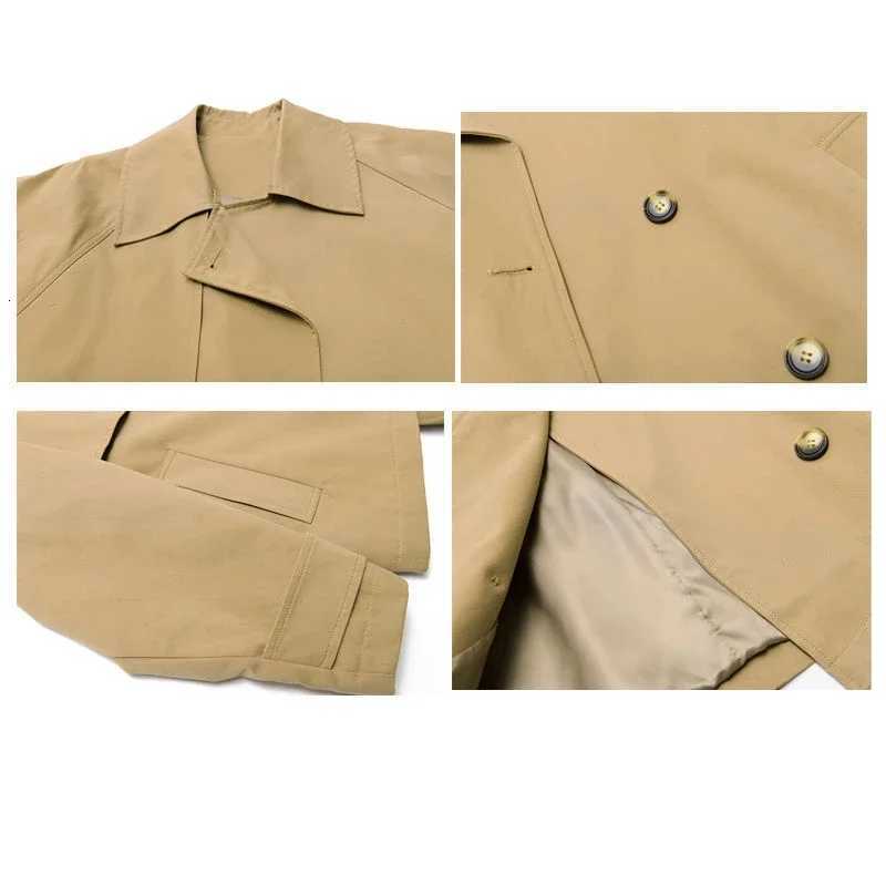 2025 Spring/Autumn Loose Oversize Woman Trench Coat New Short Jacket Double Breasted Female Trench Coat Belt Solid OverwearT251216