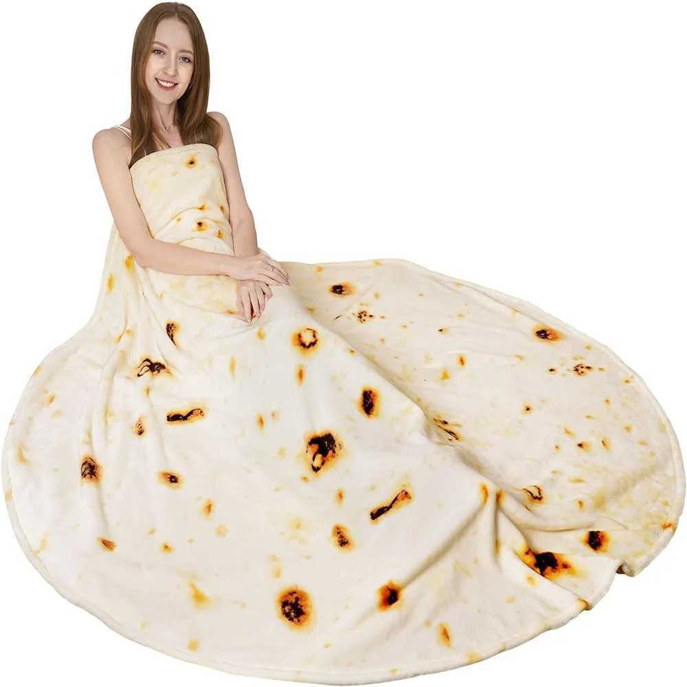 Burrito Pizza Blankets Funny GiftsCute Food Wrap Blanket for Adults KidsSoft and Fuzzy Throw Blankets for Christmas S164 H251216 - view 7