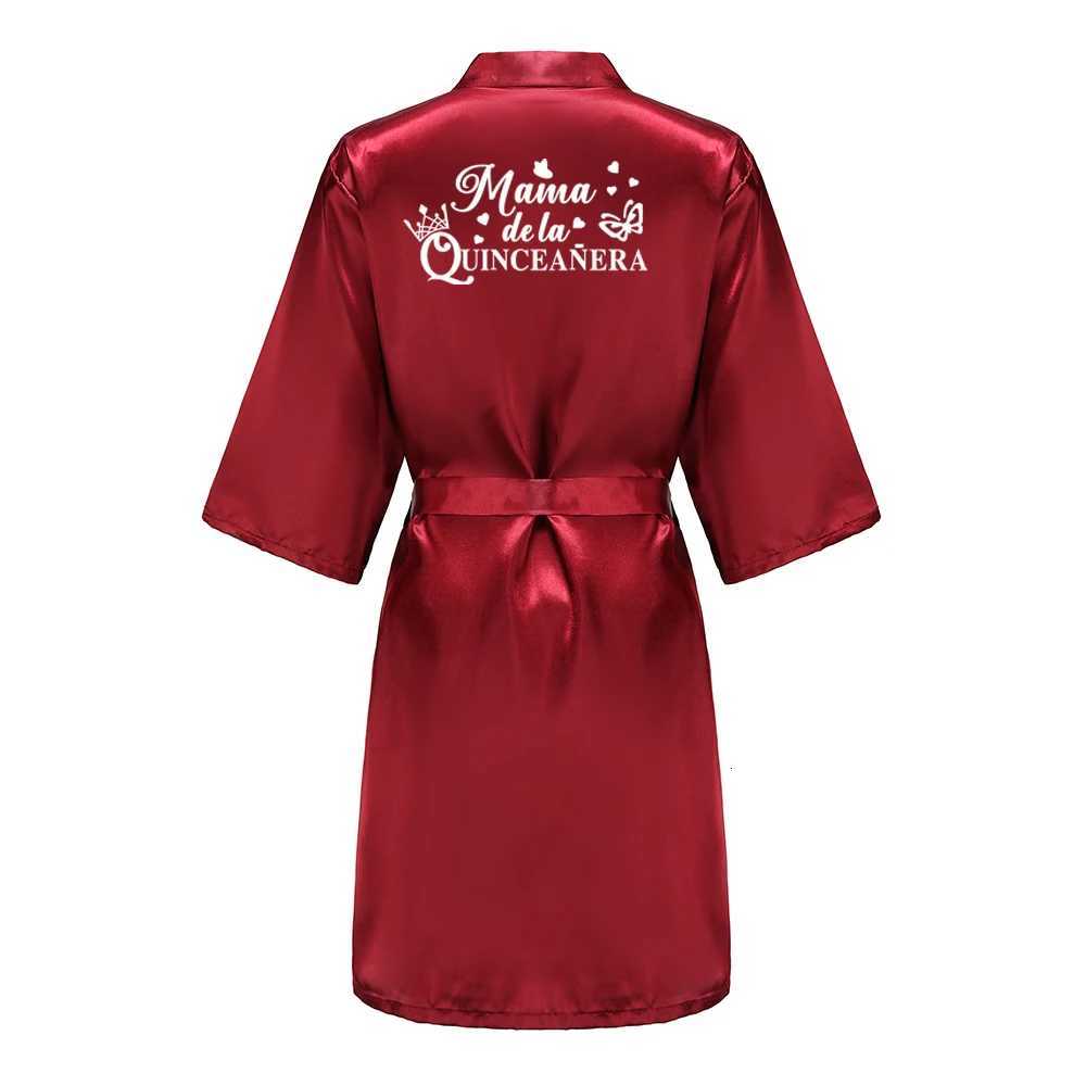Mis15 Aos Robe 15 Years Girl Birthday Party Robes Quinceanera Robe Mis XV Bathrobe Silkly Nightgown C251216