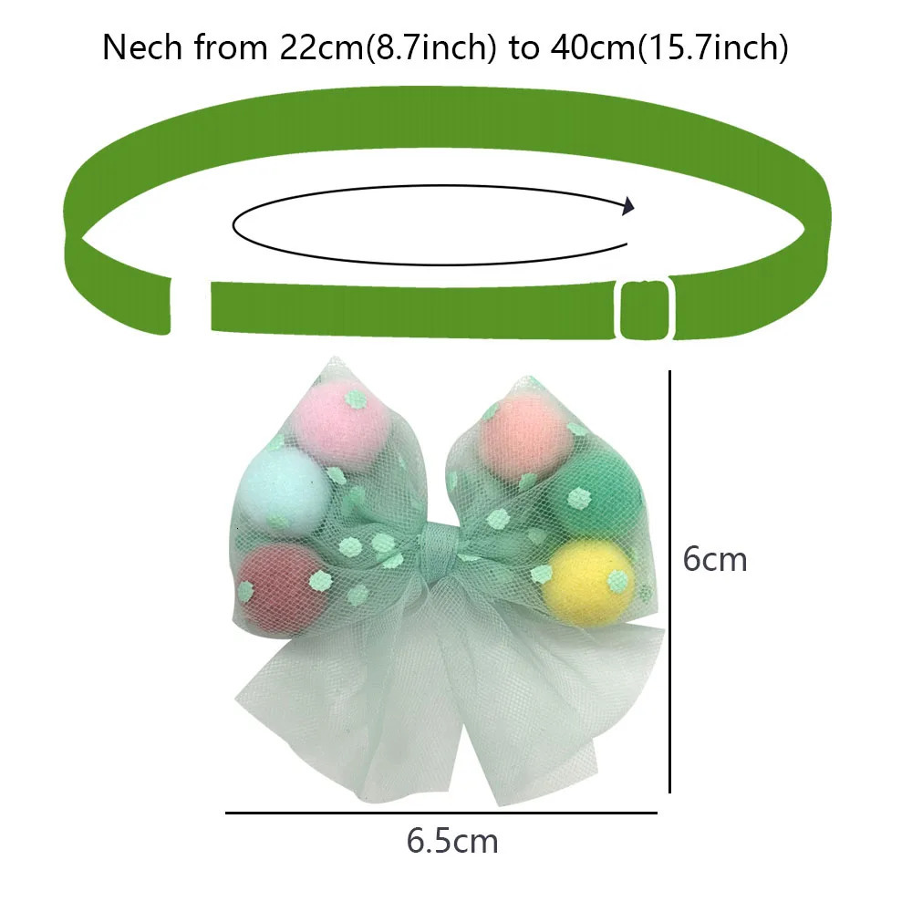 50/100PCS Bow tie ball for Dogs Grooming Small Dog Cat Puppy Bowties Collar Dog Supplies Pet accessories For Dogs 251211