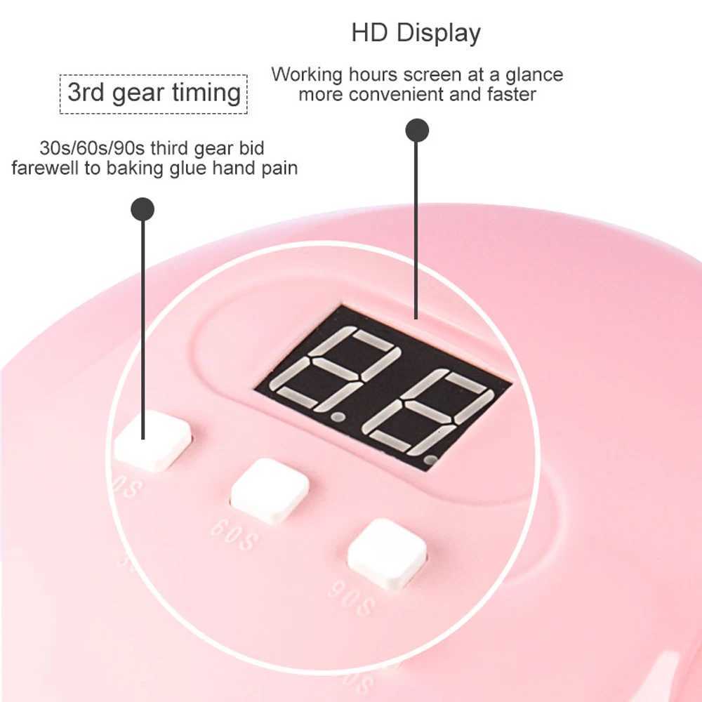 Hot Nail Dryer Machine with 18pcs Beads UV LED Lamp Portable USB Cable Home Use Nail Lamp For Drying Curing Nails VarnishT251216