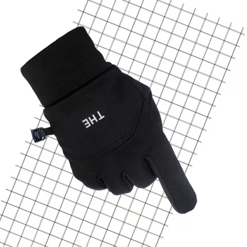 Outdoor Warm designer glove Full-Finger Touch Screen Gloves For Men Women Brand Winter Windproof Waterproof Non-Slip Thickened Cold-Proof Driving Glove Gift north