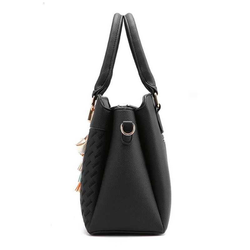 Fashion Women Handbags Tassel PU Leather Totes Bag Top-handle Embroidery Crossbody Bag Shoulder Bag Lady Simple Style Hand Bags M251216