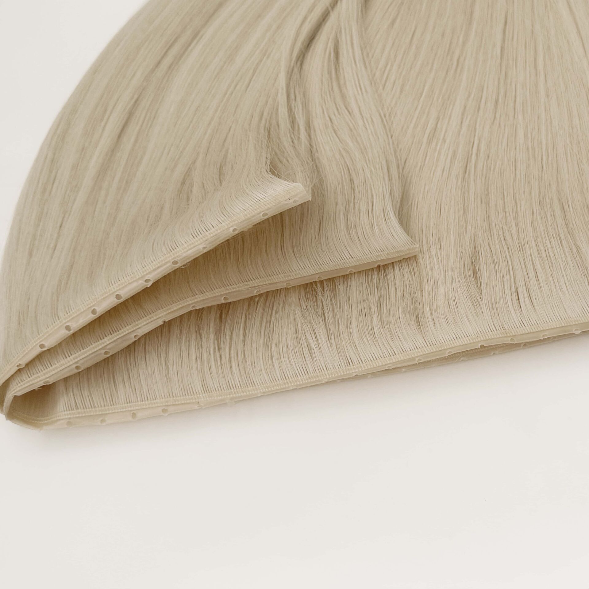 New Products Butterfly Weft 100% Natural Human Hair Bundles Straight Twin Tab Weft Hair Natural Black Brown Blonde 100G/lot 10A More Discreet To Wear,