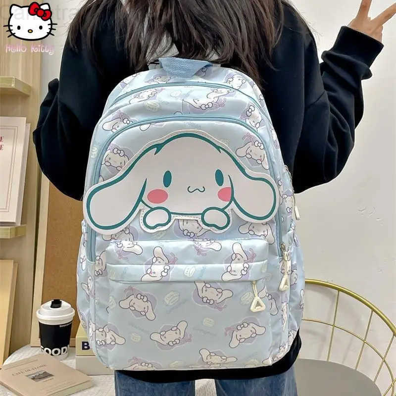 Sanrio Hello Kitty Kuromi Kawaii Anime Cartoon Student Schoolbag Pochacco Fashion Sweet Girl Large Capacity Lightweight Backpack H251216