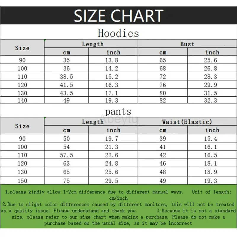 Sanrio Spring Autumn Childrens Casual Long Sleeve Sweatshirt Sets Boys Girls Pullover Pant 2pcs Suit Kids Sport Clothing Sets H251216