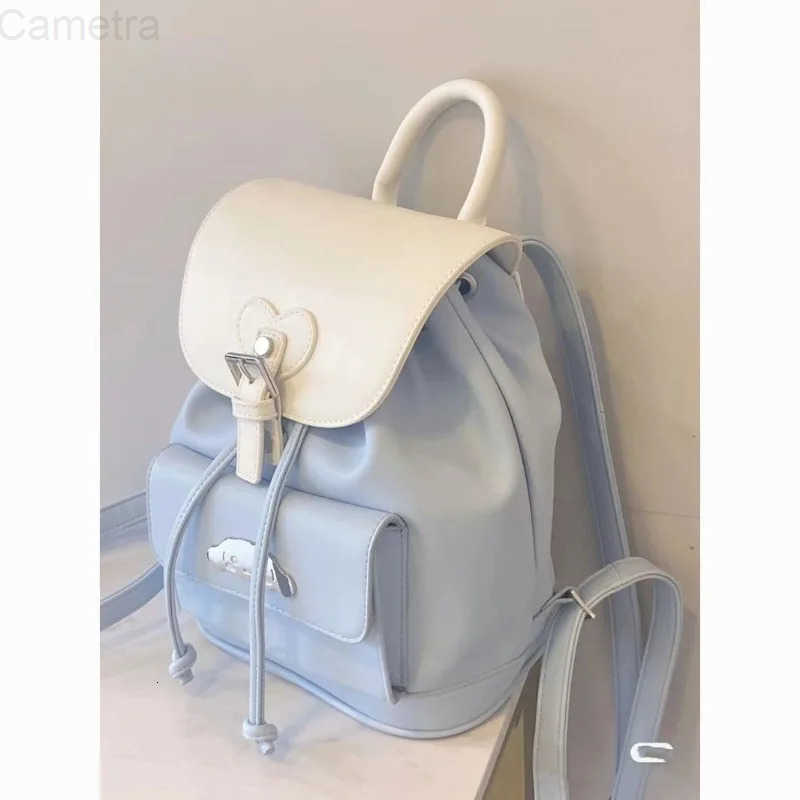 Sanrio Cute cartoon character Cinnamoroll backpack Sweet girl shopping backpack Cute and lightweight school bag Holiday gift H251216