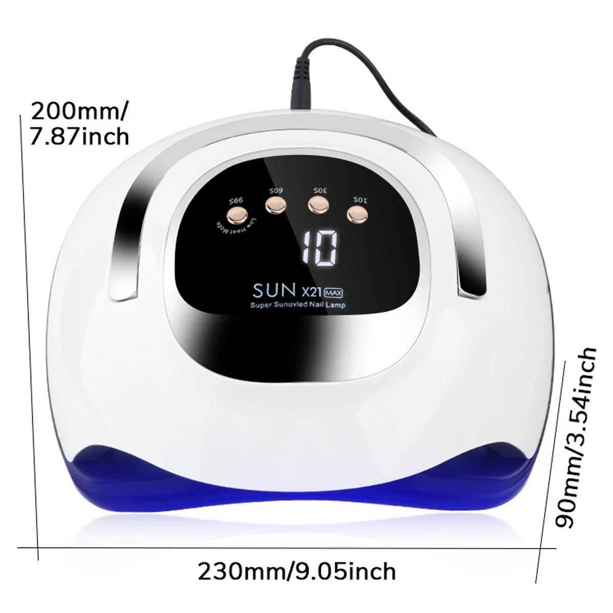 Portable UV LED Nail Lamp with 4 Timers Auto Sensor Faster Nail Dryer Gel Polish Light Professional Nail Lamp for Nails SalonsT251216