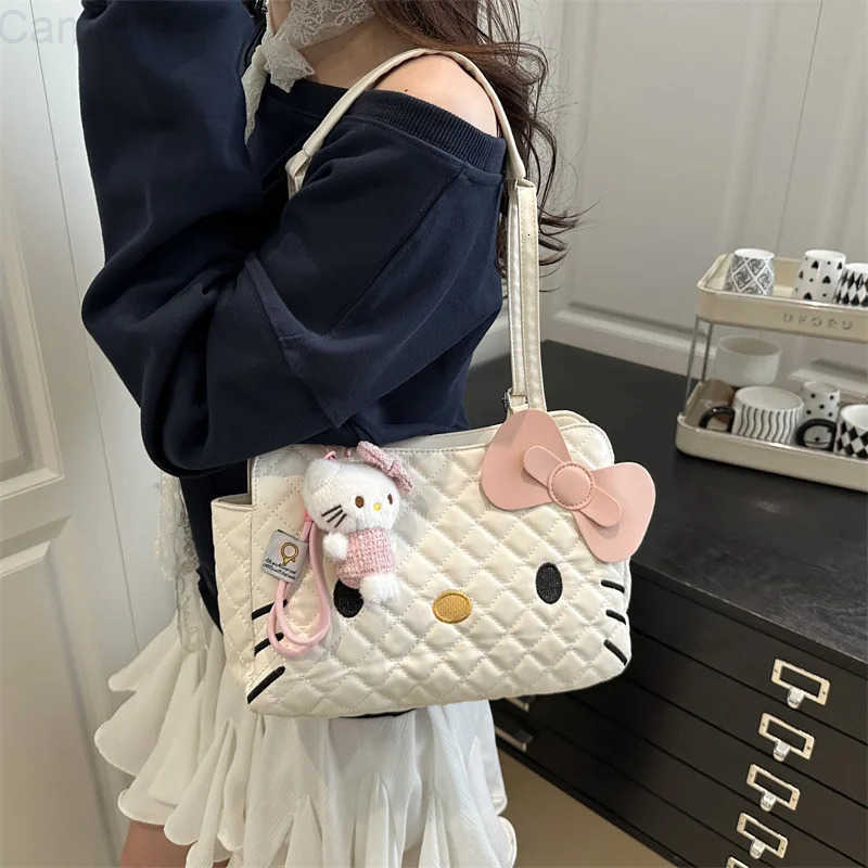 Sanrio HELLO HAPPY Adorable Multifunctional Backpack For Women Versatile Niche High-End Large Capacity Fashionable Crossbody Bag H251216