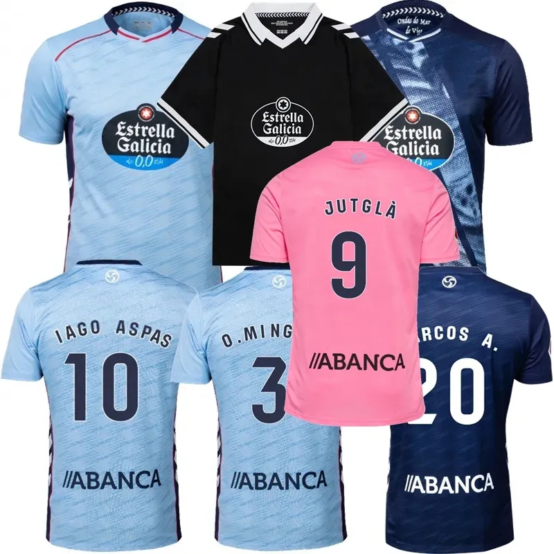 2025 2026 Celta Soccer Jerseys de Vigo IAGO ASPAS O.MINGUEZA FRAN BELTRAN WILLIOT B.IGLESIAS MORIBA P.DURAN ALFON MARCOS A. 25 26 football men kids shirt