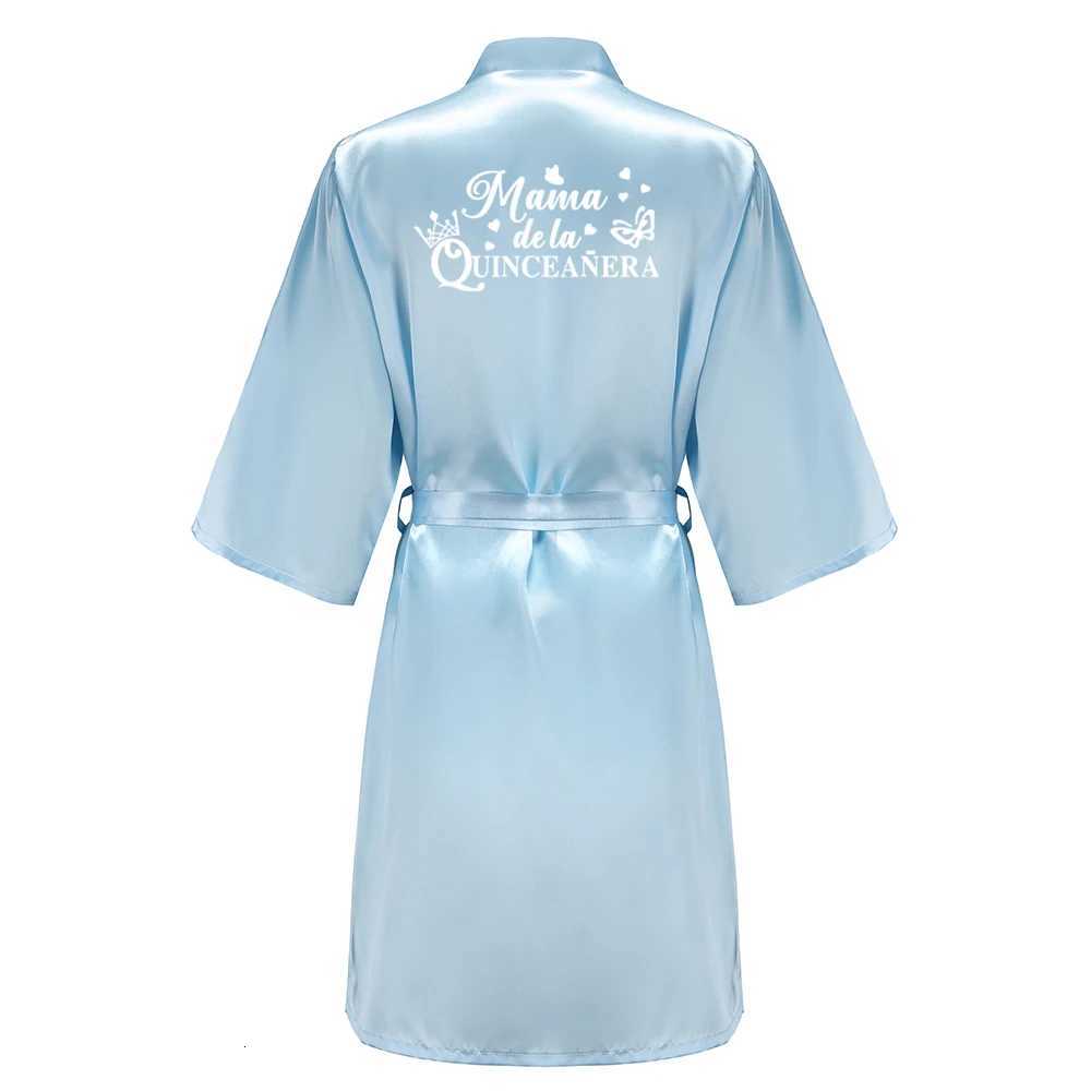 Princess Sweet 15 Years Girl Birthday Party Robes Quinceanera Robe Mis XV Bathrobe Silkly Nightgown C251216