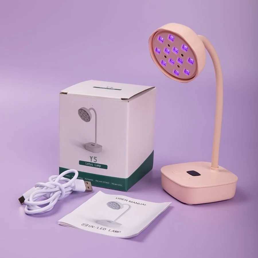Nail Art Lamp Rechargeable Portable Light Mini Nail Art Lamp Small Led Baked Nail Diamond Lamp Uv Lamp Built-In Battery Baking LampT251216