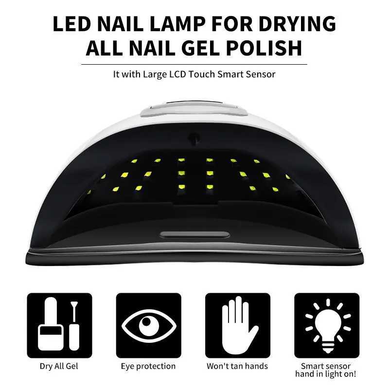 SUN X11 MAX Professional Nail Drying Lamp for Manicure 280W Nails Gel Polish Drying Machine with Auto Sensor UV LED Nail LampT251216