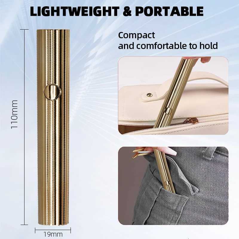 Mini UV LED Nail Dryers 3W Portable Quick Nail Drying Lamp USB Rechargeable Mini Flashlight Pen For Nail Gel Curing Salon ToolsT251216