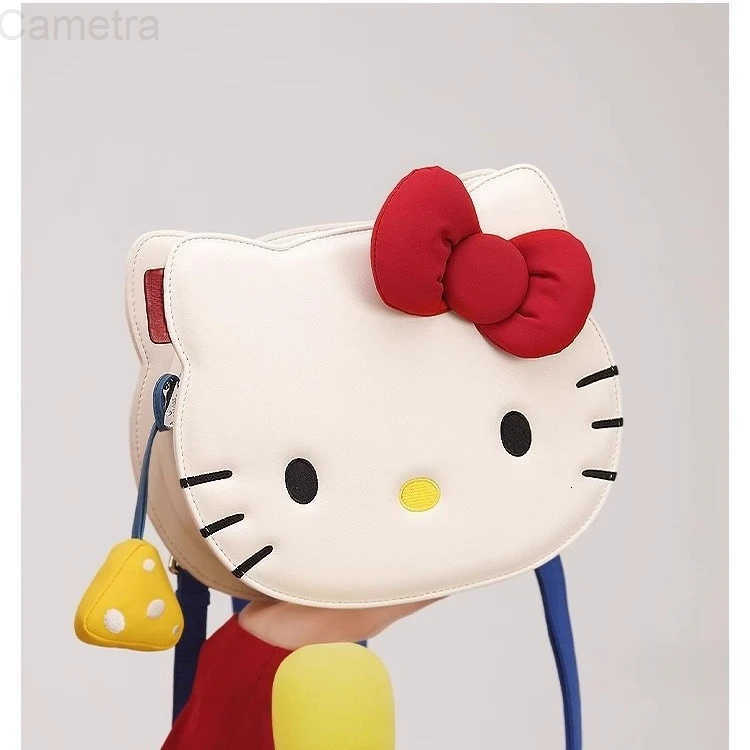 Sanrio Periphery Hello Kitty Anime Backpack Cute KT Fashion Large Capacity Backpack Can Give Girls and Classmates Gifts H251216