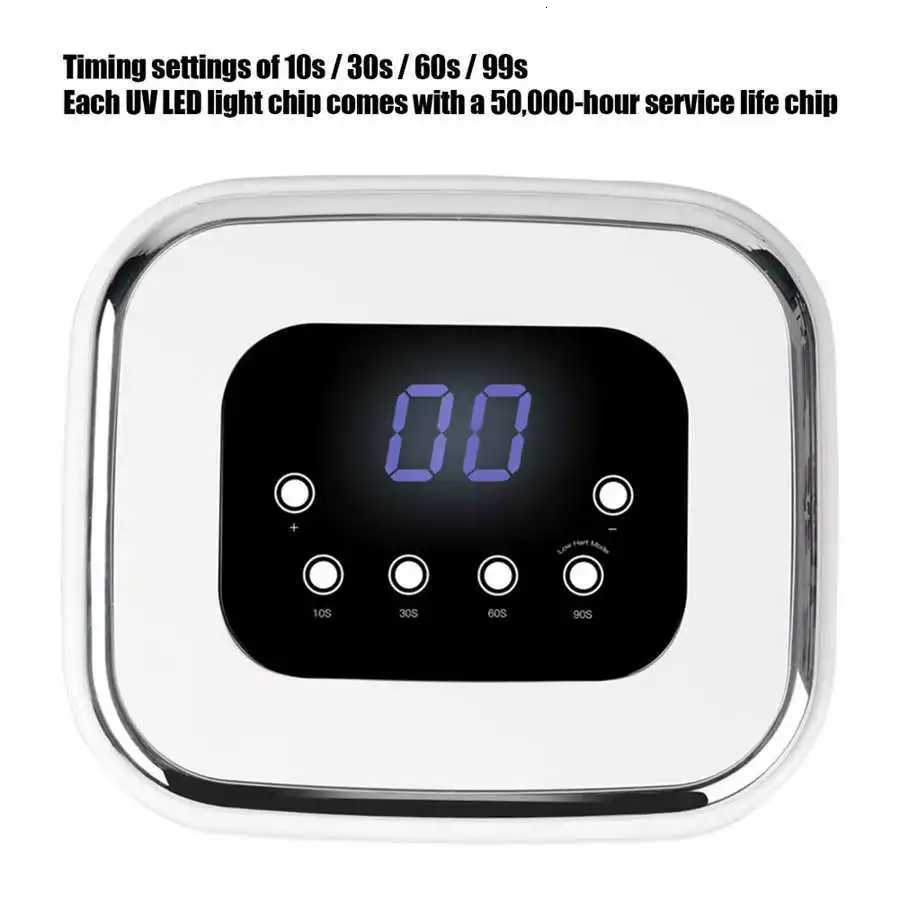 100240V 80W UV Nail Gel Curing Light 42 LED Light Chips Nail Art Gel Curing Light 4 Gears with Timer Auto Sensor Nail EquipmentT251216