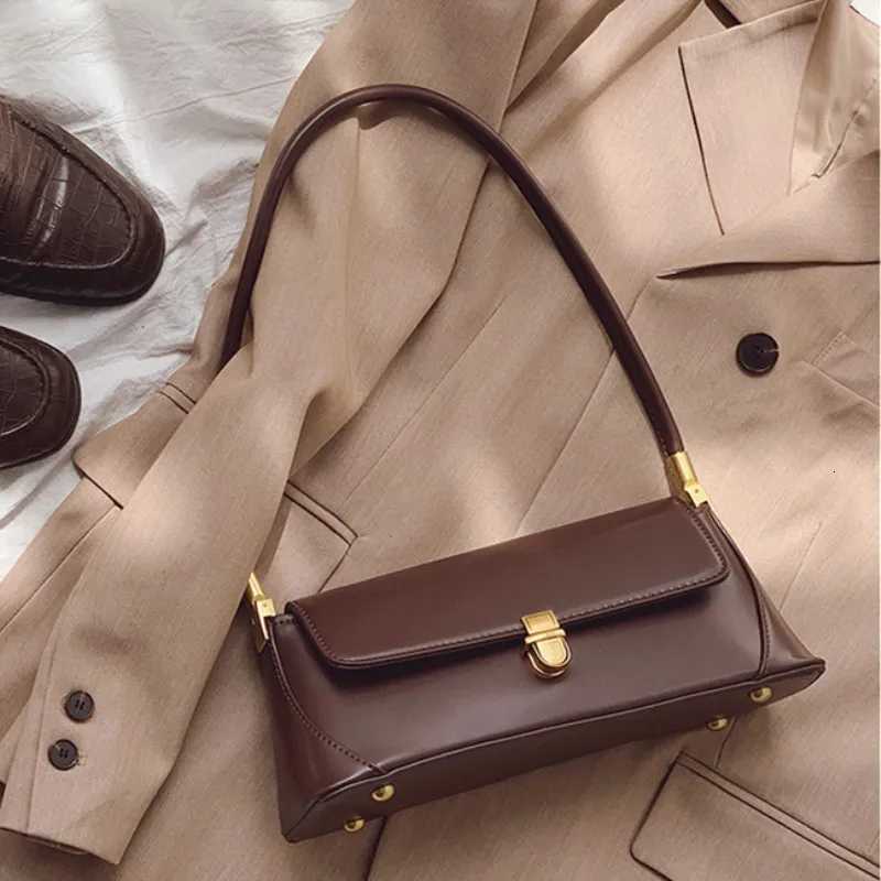 Fashion Solid Color Underarm Bags PU Leather Shoulder Bags for Women Design Small Handbag Female Subaxillary Clutches M251216