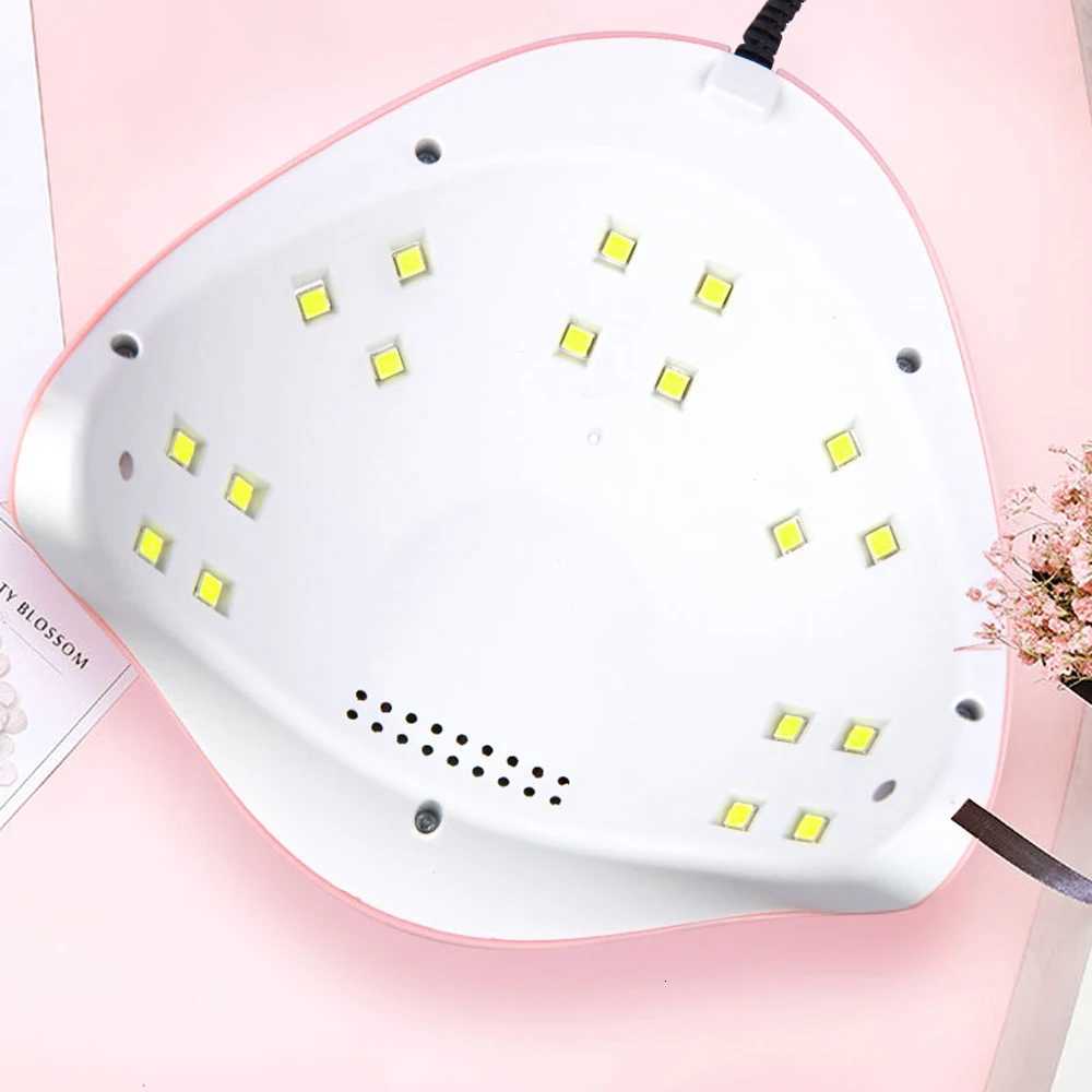 Hot Nail Dryer Machine with 18pcs Beads UV LED Lamp Portable USB Cable Home Use Nail Lamp For Drying Curing Nails VarnishT251216