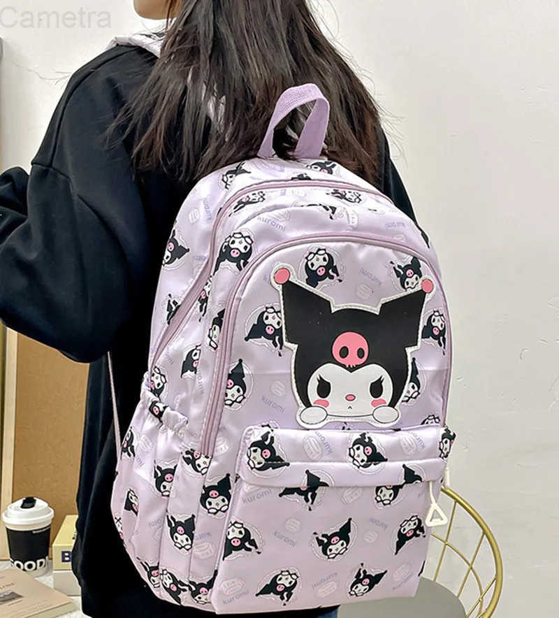 Sanrio Cartoon Large-Capacity Children Backpacks Cute Kids Boys Girls Schoolbag High Quality Shoulders Bag H251216