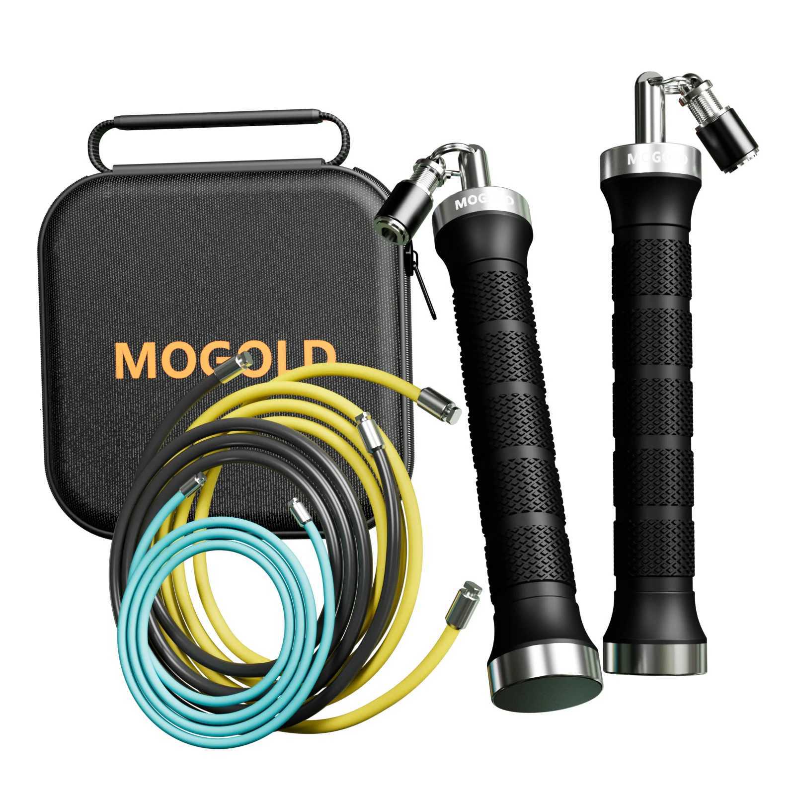 MOGOLD Pro Jump Rope Quick-Snap Swap High-Speed Jam-Free Bearings Non-Slip Grip Boost Speed Weight Loss Y251216
