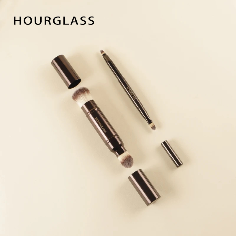 Hourglass Makeup Brush All Kinds Eyeshadow Foundation Concealer Powder Bronzer Blusher Eyeliner Retractable Professional Brushes 251211
