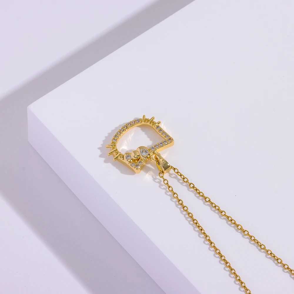 Sweet Cute Kitty Pendant Necklaces For Women Cartoon Style Female Stainless Steel Neck Chain Jewelry Girls Daily Wear Chains M251216