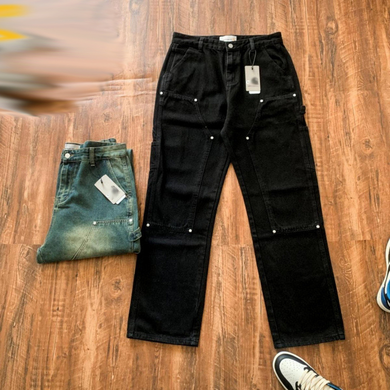 Mens hartt cargo vintage b01 cleanfit pants mens and womens washed denim jeans Z260313