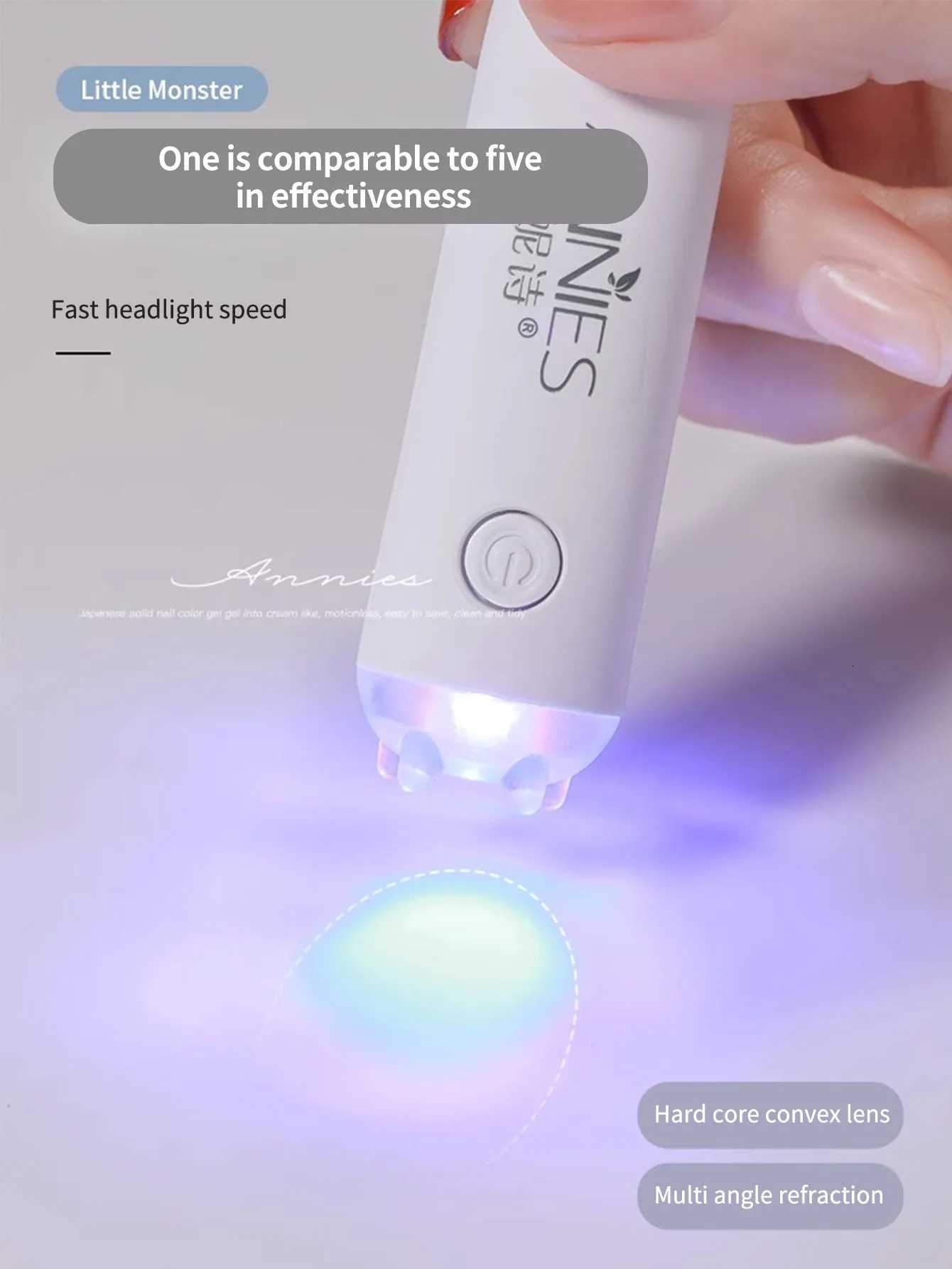 3W Mini Nail Dryer Quick-Drying UV Lamp Manicure Machine Finger Nails Art Gel Polish Nail Dryer LED Nail Lamp Manicure ToolsT251216