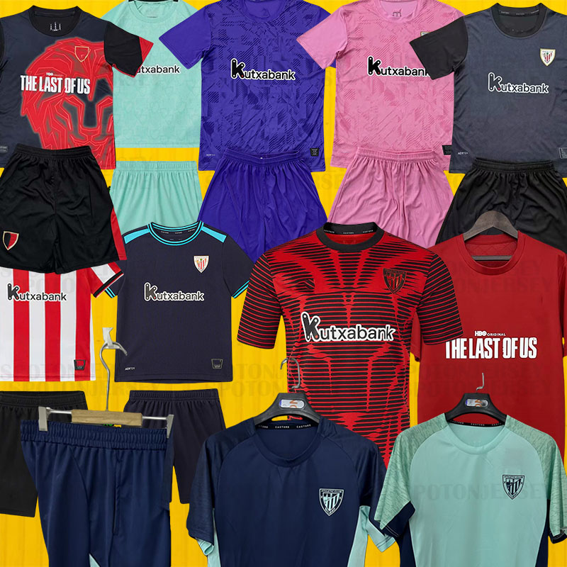 camiseta de Athletic Bilbao 25 26 Soccer Jerseys GURUZETA BERENGUER 2025 2026 Athleticses WILLIAMS JR Football camiseta Sancet third UNAI Black kits 25 26 home away