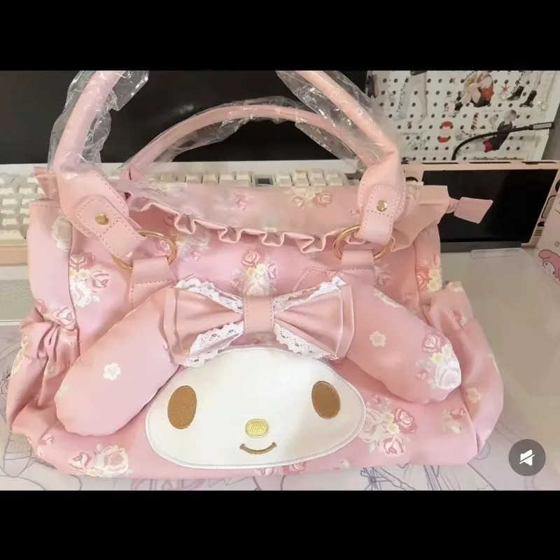 Sanrio Cute cartoon character My Melody printed commuter handbag Cute and versatile backpack Large capacity crossbody bag Holiday gift H251216