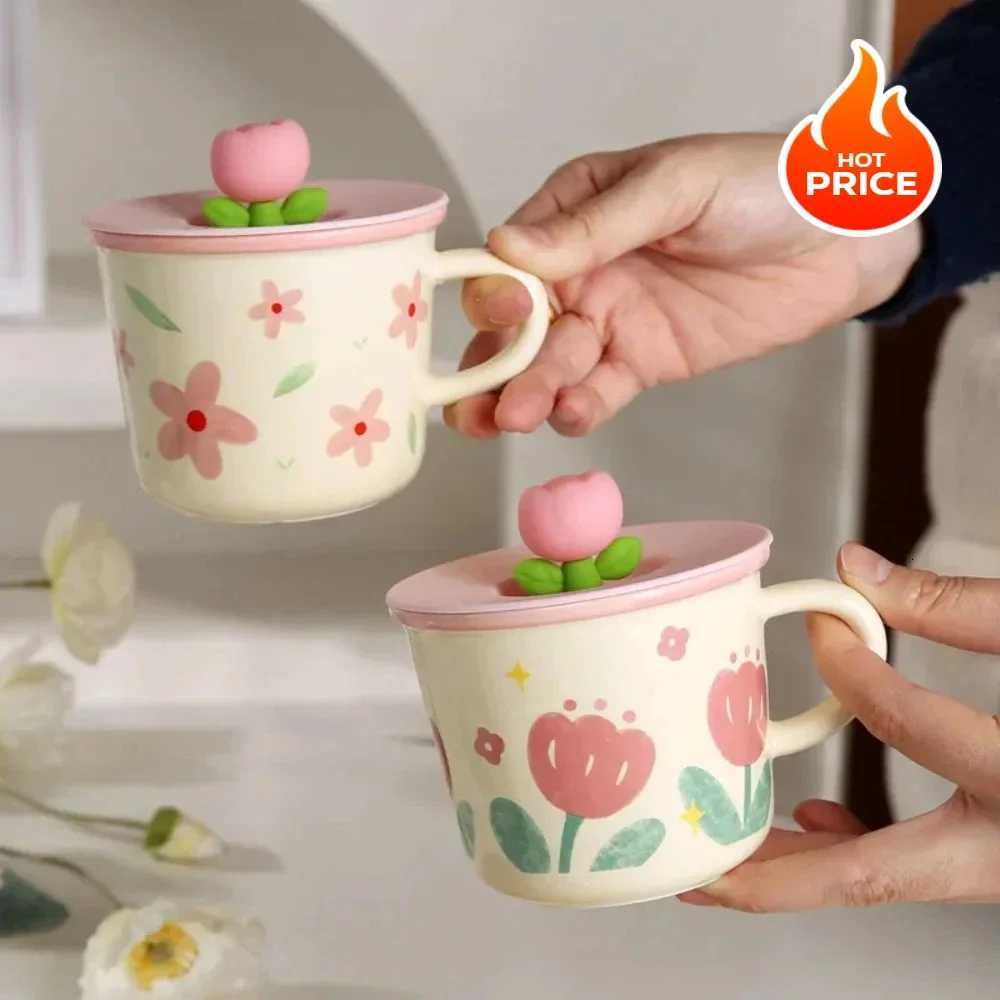 New Style Ceramic gs Cute and Creative Coffee Cups for He Off Breakfast Tea and Coffee H251215