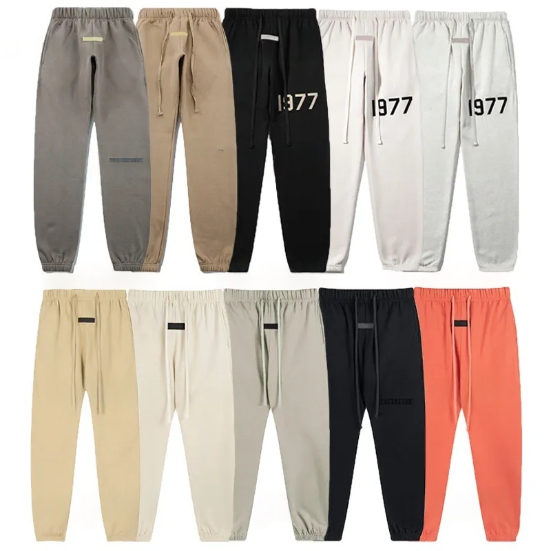 designer streetwear mens womens pants classic 1977 letter print loose Drawstring oversize high street sweatpants Joggers hip hop trousers hoodies tracksuit set