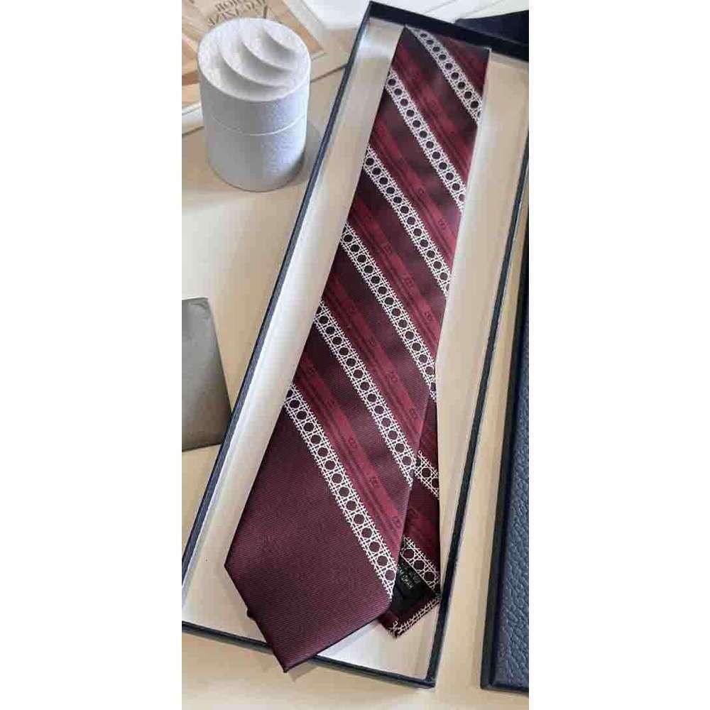 Men Necktie Mens Designer Neck Tie Suit NeckTies Luxury Business Men Silk Ties Party Wedding Neckwear Cravate Cravattino Krawatte Choker with box