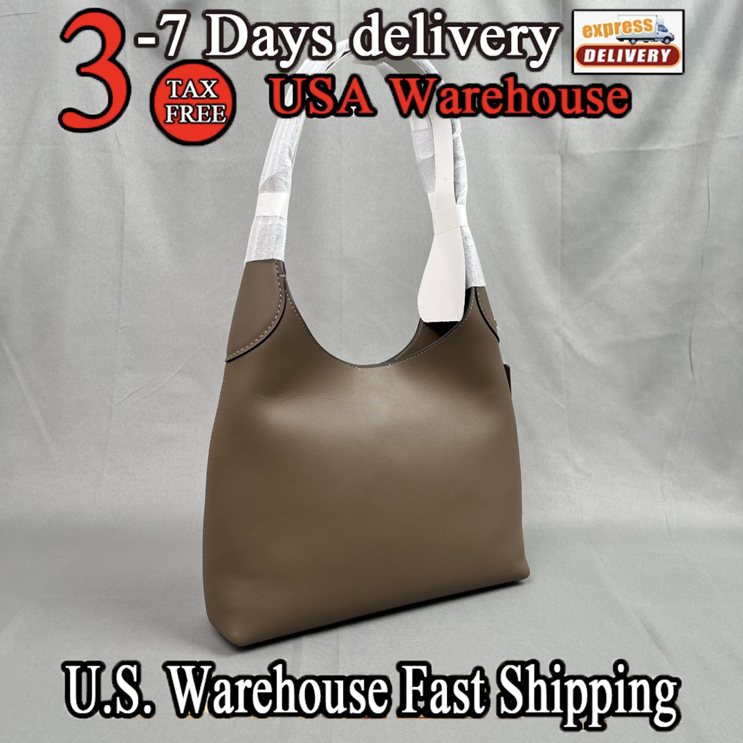 10A Brooklyn 28 suede with bottom letter designer bag single shoulder YN bag tote bag high-quality single shoulder handbag 39 large capacity style tote bags