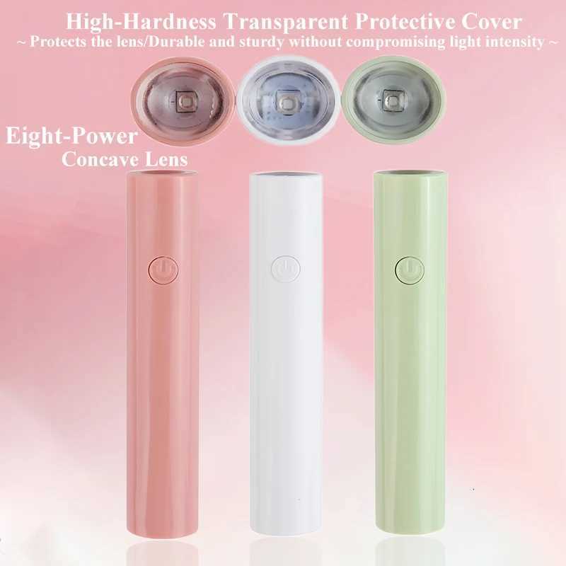 Mini Handheld Nail Enhancement Slot Lamp Gel Nail Polish Curing Lamp USB Cable Nail Dryer Machine Mini Portable LED UV Nail LampT251216