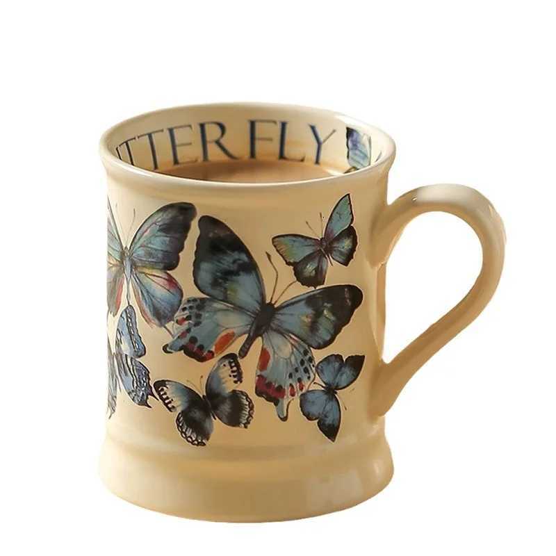 Xiaohongshu Pattern Retro g Ceramic Water Cup Gifts For Couples Off Cup H251215