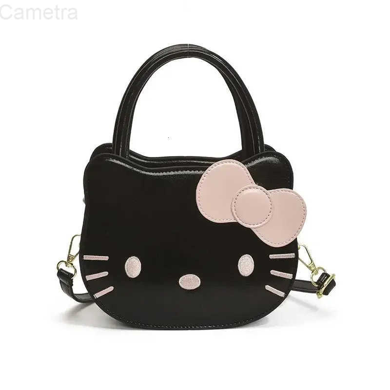 Sanrio Hellokittys Cartoon Crossbody Bag Girl Handbag New Summer Cute Portable One Shoulder Bags for Woman Bucket Bag H251216