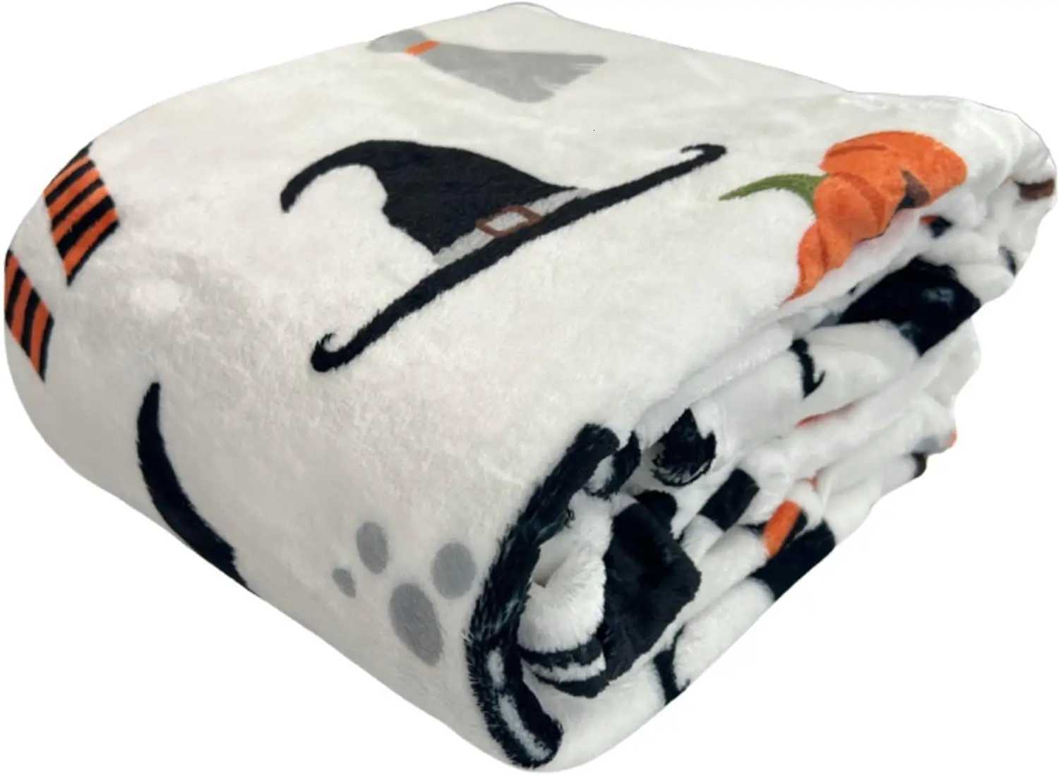 1PC Festive Halloween Black Bats Printed Flannel Blanket Perfect gift for Sofa Office Bed Plane Travel Sleep Read Relax Camping H251216 - view 7