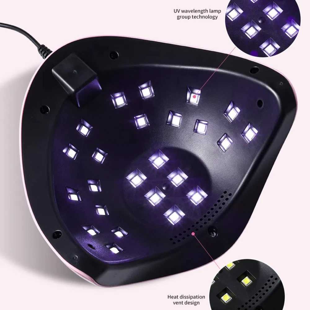 Professional Nail UV LED Lamp for Nails Dryer Machine Nail Home Use Light Uv Gel Varnish Manicure Drying Equipment ToolsT251216