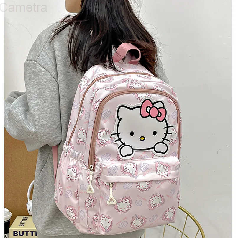Sanrio Cartoon Large-Capacity Children Backpacks Cute Kids Boys Girls Schoolbag High Quality Shoulders Bag H251216