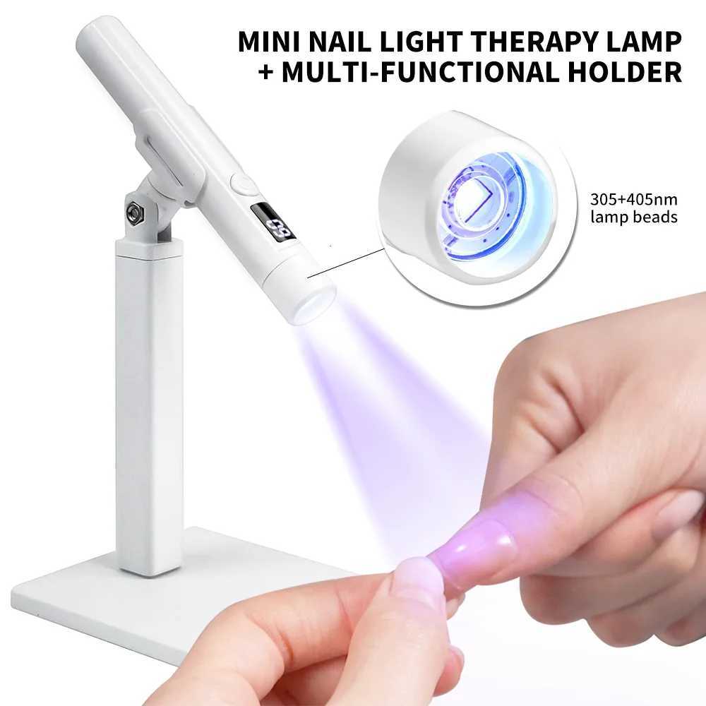 Mini UV LED Light For Gel Nails USB Rechargeable Handheld Portable Nail Lamp Quick-Drying Nail Dryer For Gel Nail Polish CuringT251216
