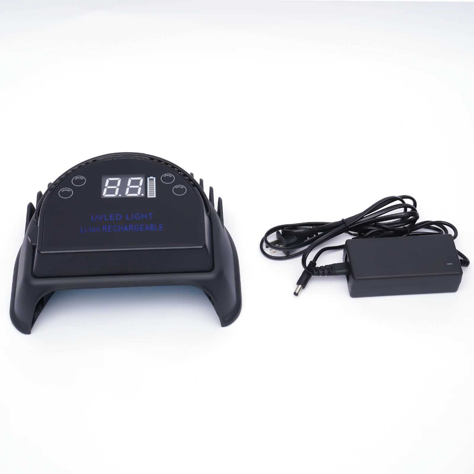 64W UV Nail Polish Lamp Gel Curing Polishing Lamp with 4 Timing Modes Automatic Sensing Mode 36 Beads for Home SalonT251216